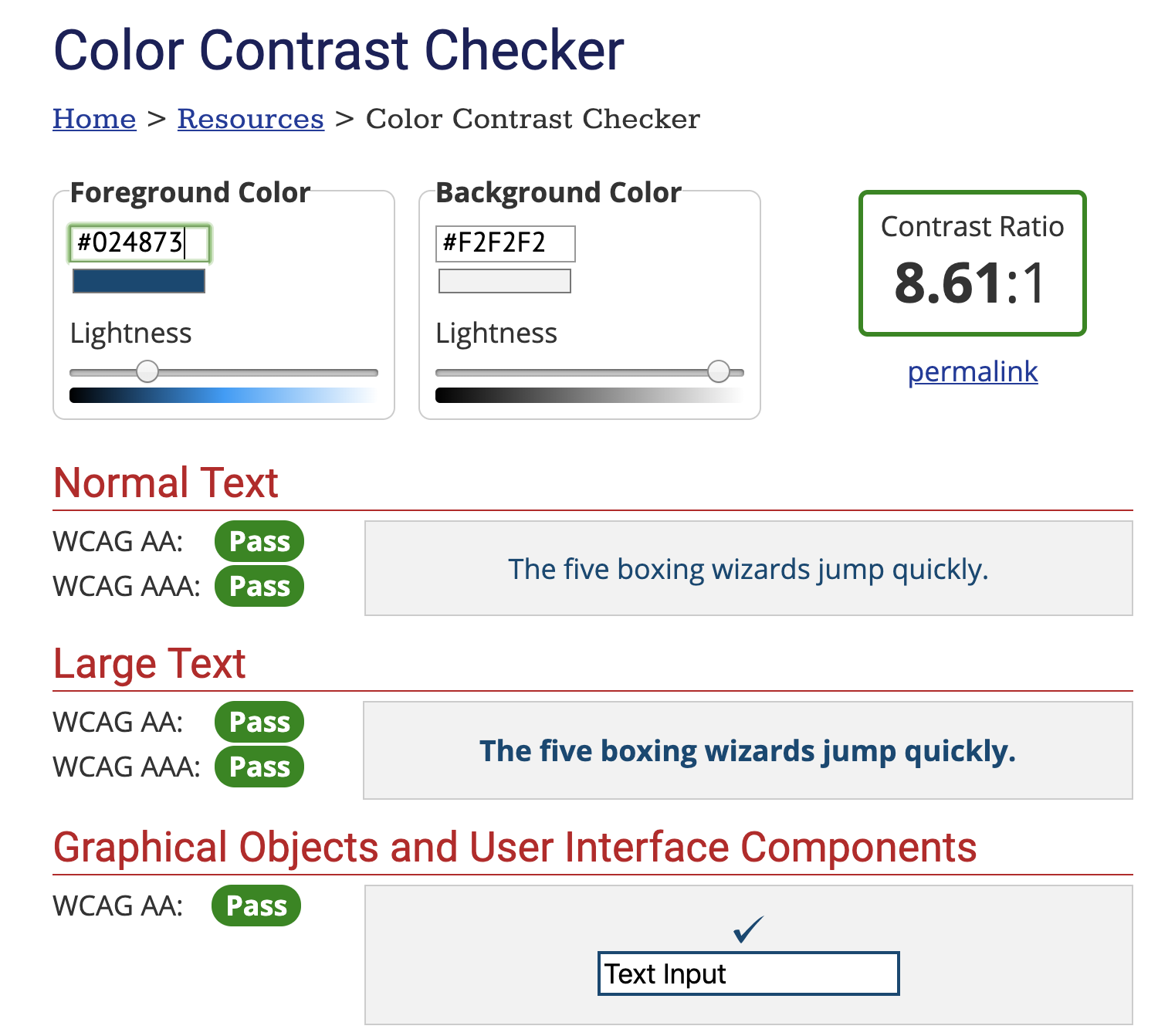 Accessibility testing