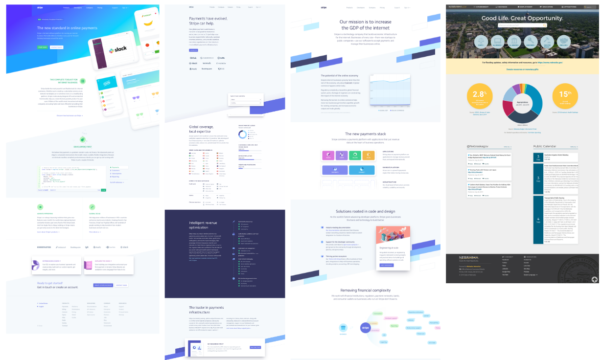 Inspiration for website