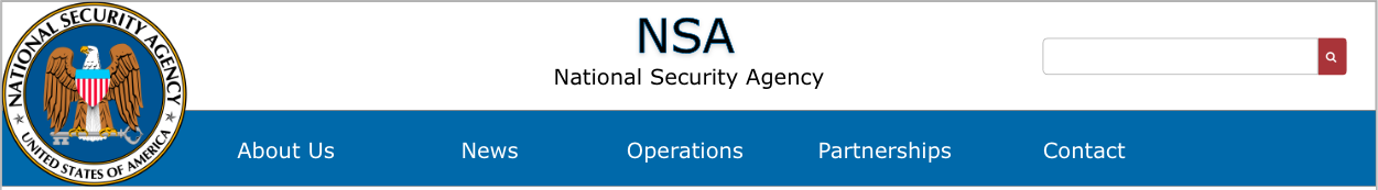 Original site's navigation